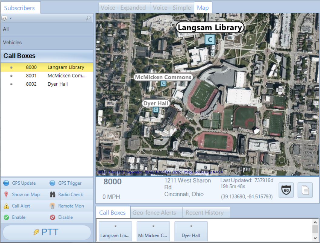 screenshot of RadioPro Dispatch
